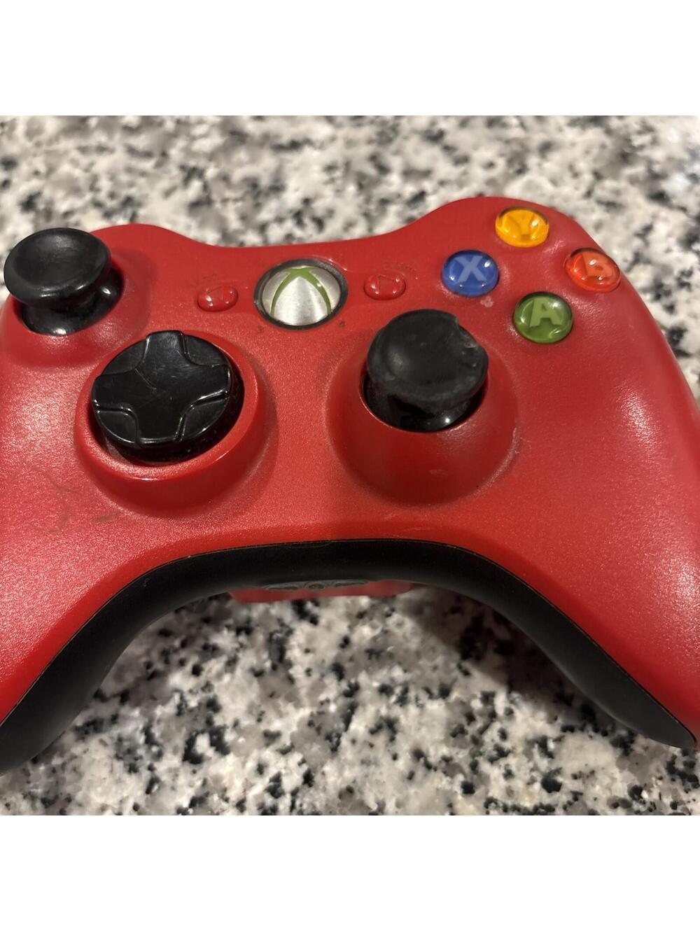 Red Xbox 360 Controller Wireless - Picture 2 of 6